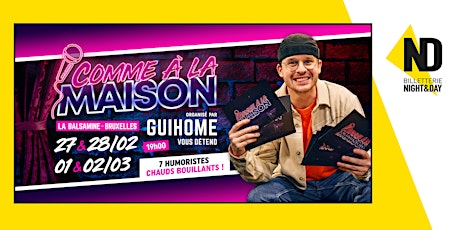 Hauptbild für Soirée stand-up tournage de l'émission "Comme à la maison" par GuiHome