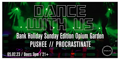 Dance With Us Bank Holiday Sunday Edition
