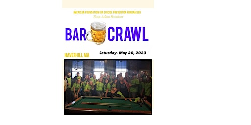 Bar Crawl for a Cause- AFSP