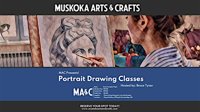 MAC Portrait Drawing Classes - Hosted by Bruce Tyner