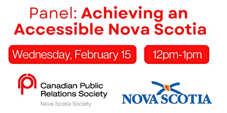 CPRS-NS PD: Access by Design 2030 - Achieving an Accessible Nova Scotia