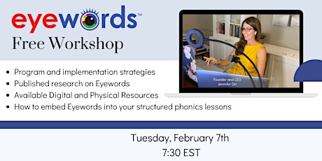 Eyewords Free Workshop - Program and Implementation Strategies