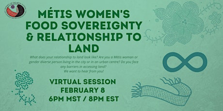 Métis Women's Food Sovereignty & Relationship to Land