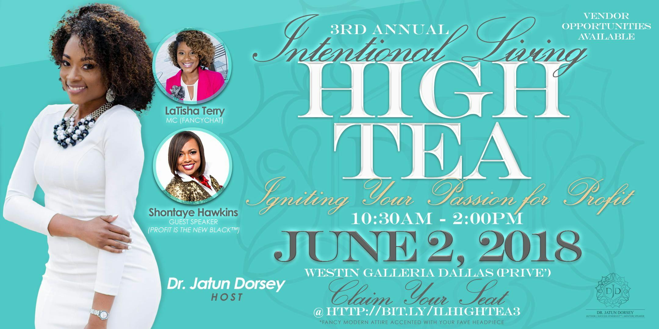 3rd Annual~Intentional Living High Tea: Igniting Your Passion for Profit