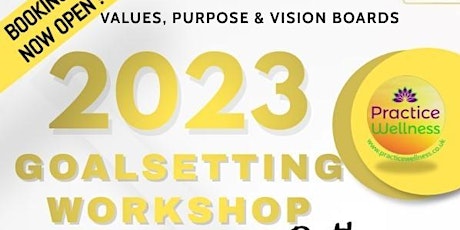 Imagem principal do evento Goalsetting: Values, Purpose & Vision Boarding