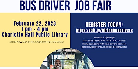 Southern MD Transportation Job Fair - Jobseeker Registration