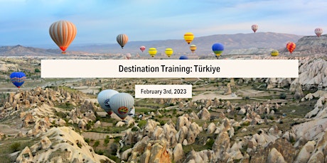 Türkiye Destination Training | Fora