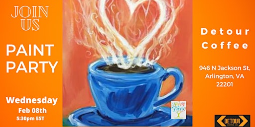 Paint Party at Detour Coffee primary image