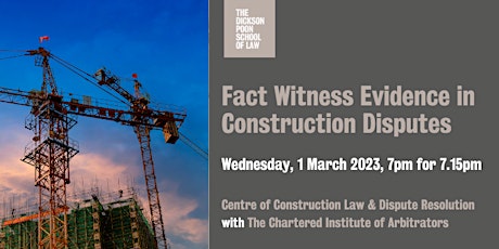 Imagen principal de Fact Witness Evidence in Construction Disputes