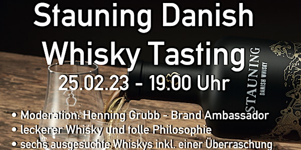 Whiskytasting - Stauning Danish Whisky, 25.02.23, 19 Uhr