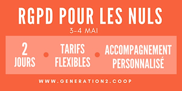 REPORT Formation : le RGPD pour les nuls (PROCHAINES DATES A VENIR)