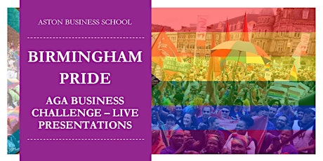 Birmingham Pride AGA Business Challenge - Live Presentations
