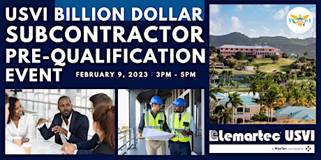 USVI Billion Dollar Subcontractor Pre-Qualification Event