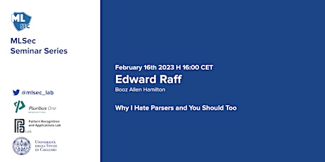 Machine Learning Security Seminar Series - Edward Raff
