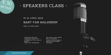 Primaire afbeelding van SpeakersClass: Bart Van Malderen - CEO at Drylock