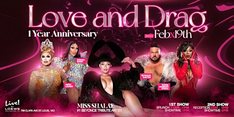 Immagine principale di Love and Drag One Year Anniversary Show 
