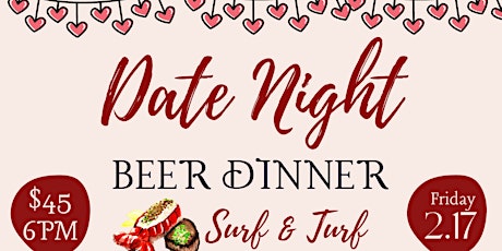 Date Night Beer Dinner: Surf & Turf