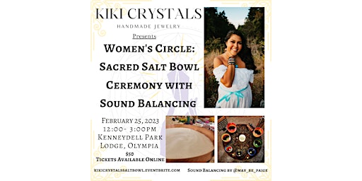 Women's Circle Sacred Salt Bowl Ceremony with Sound Balancing