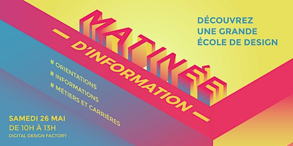 Matinée d'information - Samedi 26 mai