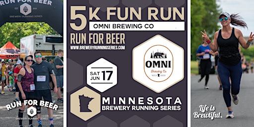5k Beer Run x OMNI Brewing Co | 2023 MN Brewery Running Series primary image