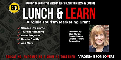 Lunch & Learn: Virginia Tourism Marketing Grant