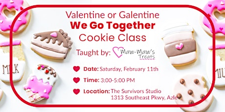 3:00 PM – We Go Together Like Sugar Cookie Decorating Class
