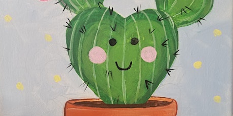 Kid Paint & Snack "Cactus Love"