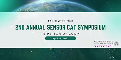 2nd Annual ASRC Sensor CAT Symposium: Earth Week 2023