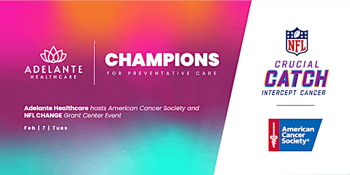 American Cancer Society/NFL CHANGE Grant Center Event