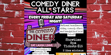 Grand ReOpening Comedy Diner All Stars Laughter Saves Lives  -  Feb 4th