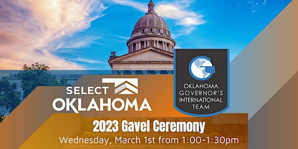 2023 Gavel Ceremony - Select Oklahoma and Governor's International Team