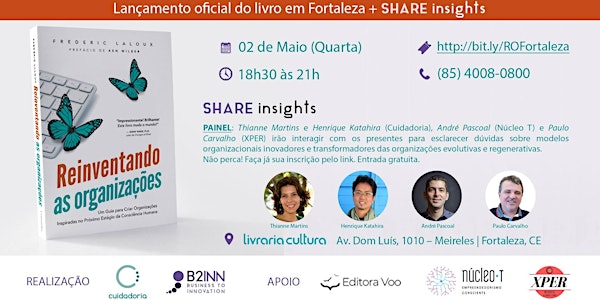 Lançamento do Livro Reinventando as Organizações em Fortaleza