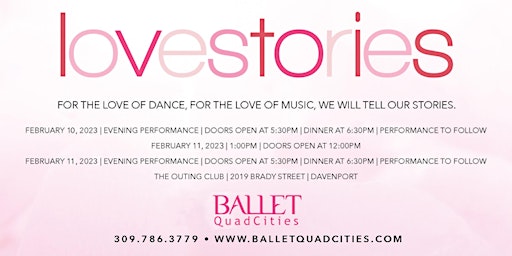 Love Stories 2023  Friday  February 10th  7:30pm performance