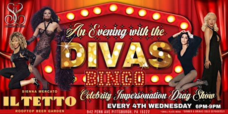 AN EVENING WITH THE DIVA’S - CELEBRITY  IMPERSONATION DRAG BINGO