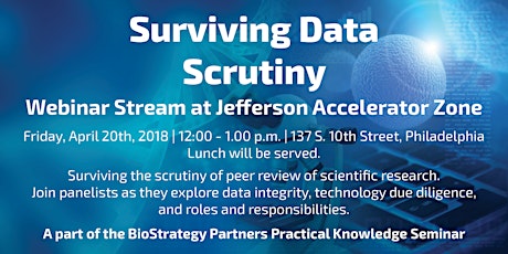 Surviving Data Scrutiny: BioStrategy Partners Webinar primary image