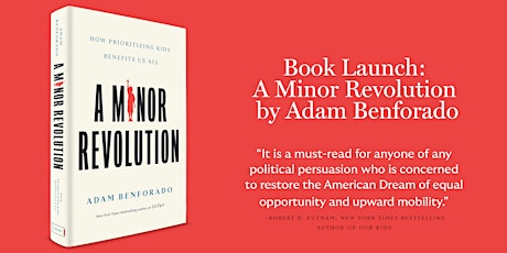 Book Launch: A Minor Revolution by Adam Benforado