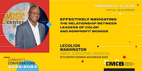 Imagen principal de Navigating the Relationship Between Leaders of Color and Nonprofit Boards