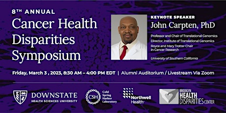 8th Annual Cancer Health Disparities Symposium primary image