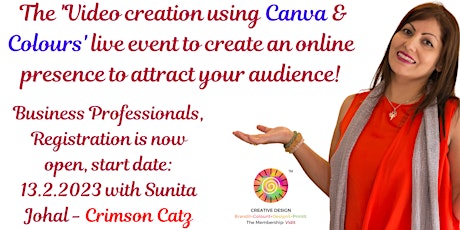 Video creation using 'Canva & Colours' .