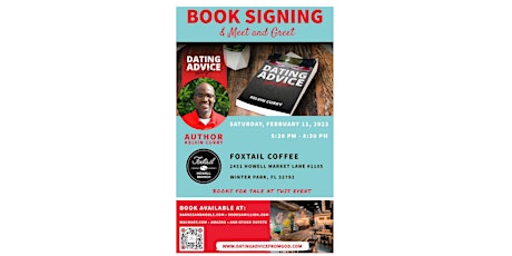 Dating Advice from God Foxtail Coffee Book Signing Event
