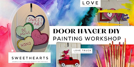 Valentines Paint Workshop-  DIY Door Hanger
