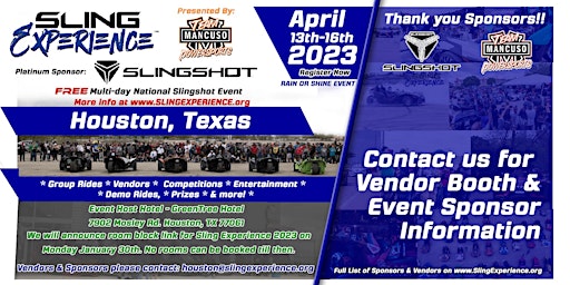 Sling Experience 2023 -National Slingshot Event- Houston, TX