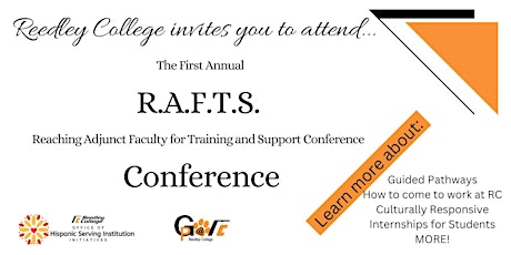 Reaching Adjunct Faculty for Training and Support (RAFTS) Conference