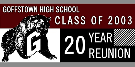 GHS Class of 2003 20th Year Reunion
