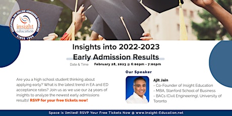 Imagem principal de Insights into Class of 2023 Early Admission Results