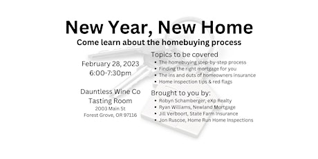 New Year, New Home - Homebuyer Seminar