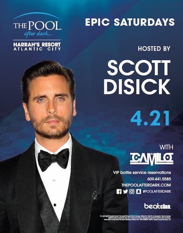 Scott Disick | Epic Saturdays at The Pool After Dark - REDUCED Guestlist