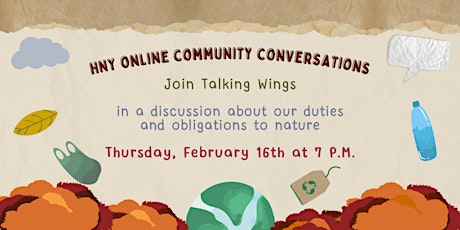 HNY Community Conversations: Rights and Rites with Talking Wings