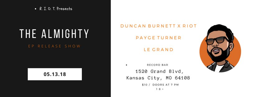 Duncan Burnett x RIOT, Payge Turner, Le Grand