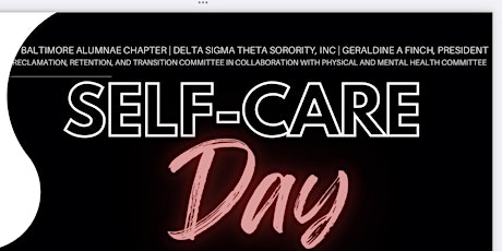 Imagem principal do evento Baltimore Alumnae Self-Care Day